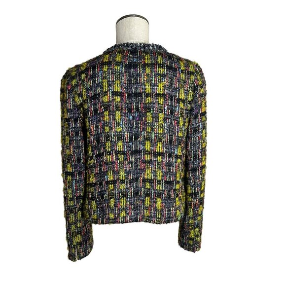 Weill Paris Tweed Blazer Womens Size 6 Alpaca Boucle Jacket Old Money Classic - Picture 10 of 11